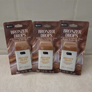 NEW LOT 3 - B.Pure Bronzer Drops with Cocoa Extract Shea Butter & Vitamin E NEW